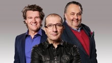 De jury van MasterChef Holland, vlnr: Peter Lute, Alain Caron, Julius Jaspers