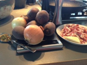 Ingrediënten bietensmoor 