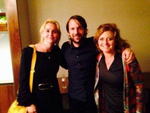 Vlnr. Stine Jensen, René Redzepi, Francien Knorringa