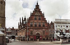 De Vleeshal in Haarlem, in 1602/1603 gebouwd door Lieven de Key.