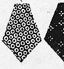 In 1965 konden lezers van het muziekblad Hitweek twee brede, oogverblindende dassen bestellen die geïnspireerd waren op de kunststromingen op-art en pop-art.